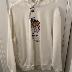 Polo Bear hoodie American flag edition brand new with tags